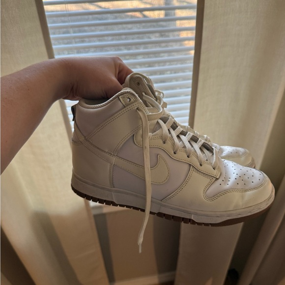 Nike Dunk High Sail Gum Sneakers - Picture 2 of 6